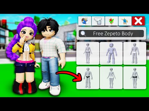 FREE HACK to get ZEPETO BODIES in brookhaven rp!