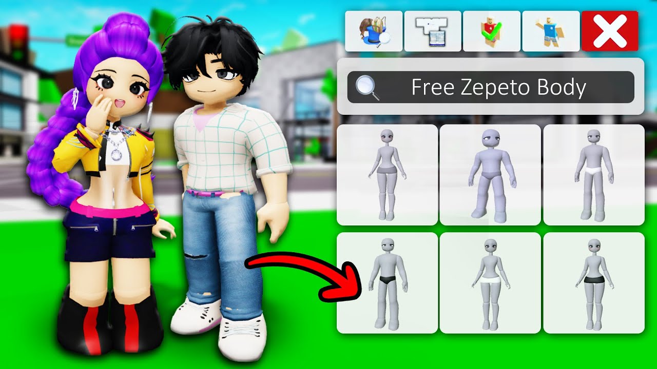 БЕСПЛАТНЫЙ ВЗЛОМ, чтобы получить ТЕЛА ZEPETO в RP-игре «Брукхейвен»!