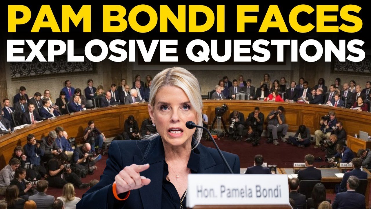 Pam Bondi Hearing LIVE: Tense Lawmakers Clash During High-Stakes Hearing | Pam Bondi | US Senate