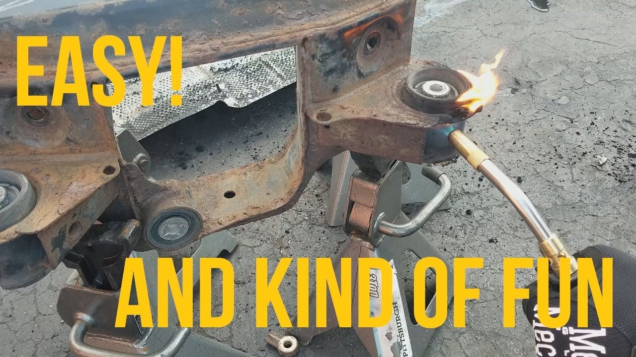 Снятие креплений подрамника E36 — простой способ