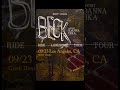 Beck Is Coming Home to Los Angeles