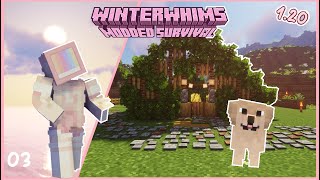 Building up our farm! |Mystic Springs|Minecraft Cottagecore Word🐮 Aesthetic cozy survival let's play