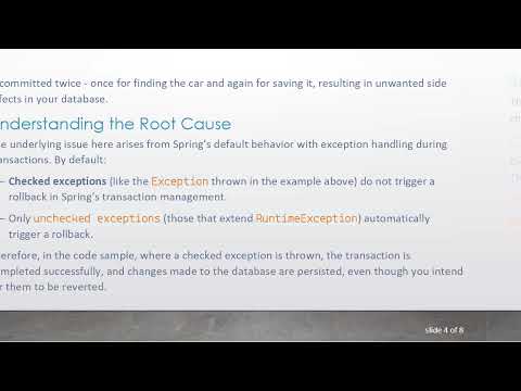Fixing Rollback Issues in Spring Boot JpaRepository Transactions