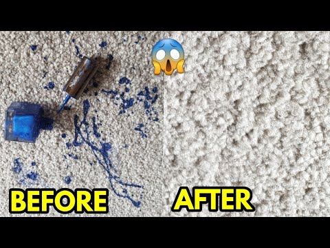 Video: How To Remove Nail Polish From Carpet