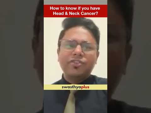 How to know if you have Head & Neck Cancer? | Symptoms | Dr Ravi Shankar | #Shorts