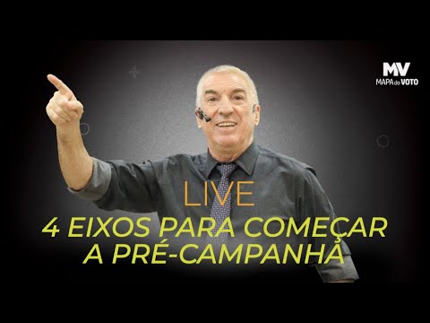 LIVE 28 - Os 4 eixos para começa a pré-campanha