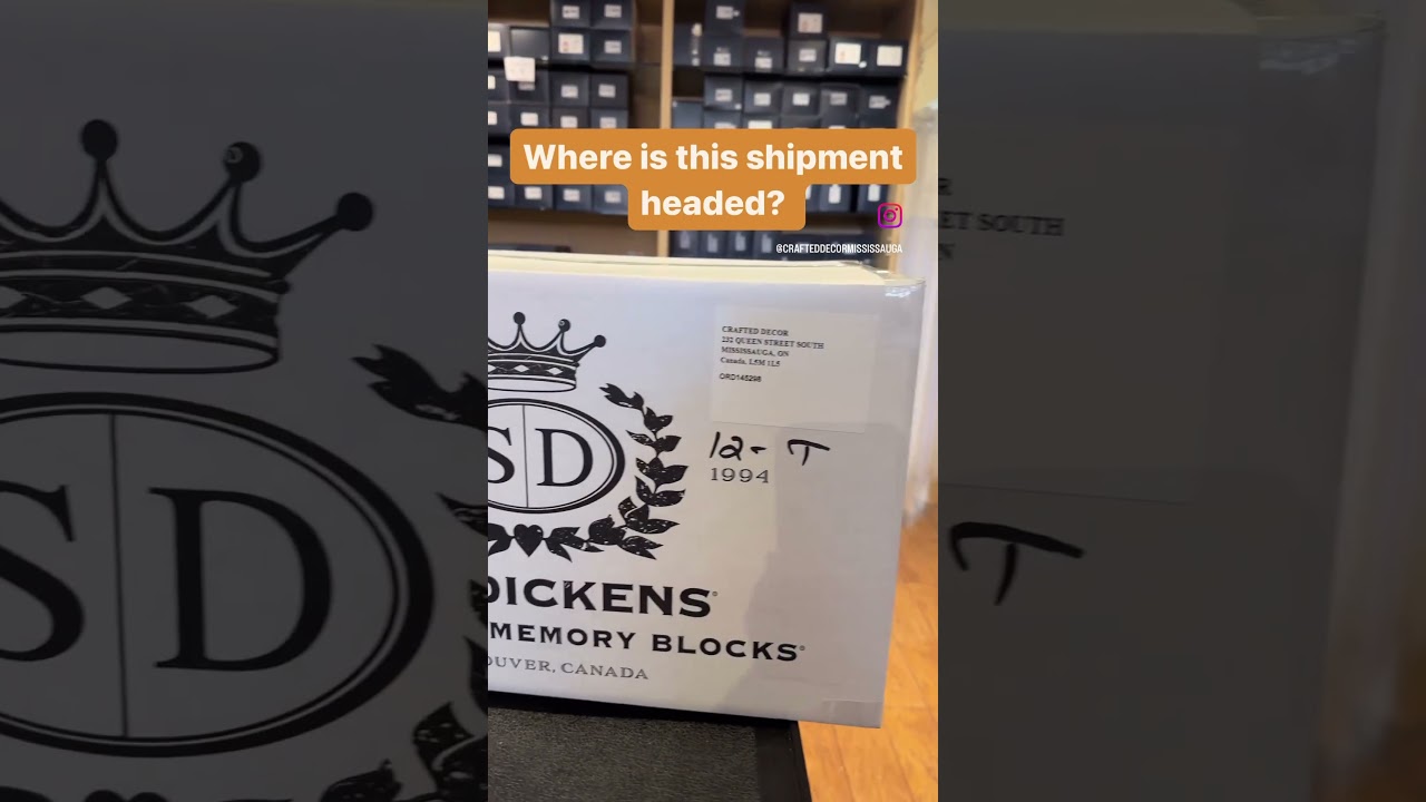 Shipping 7 Sid Dickens Tiles to 1 Customer