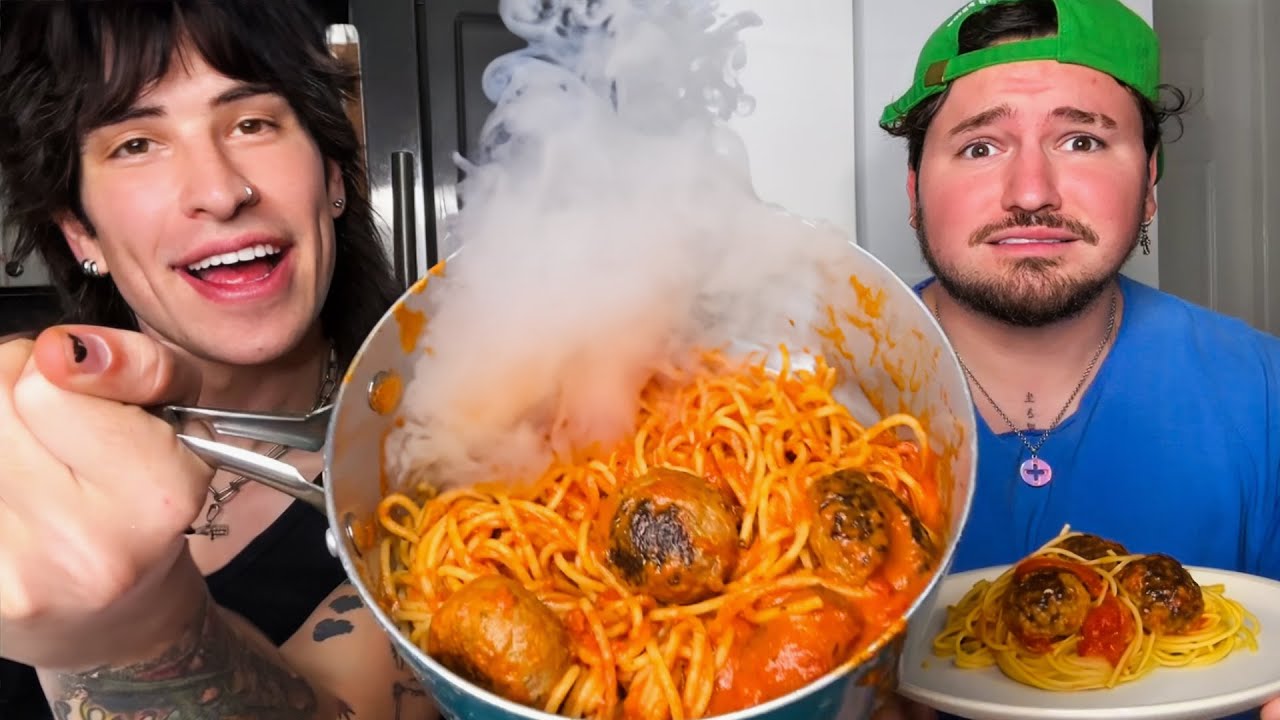 I cooked for my friend (it was bad) - YouTube