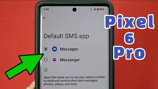 default SMS message app for Pixel 6 Pro phone screenshot 4