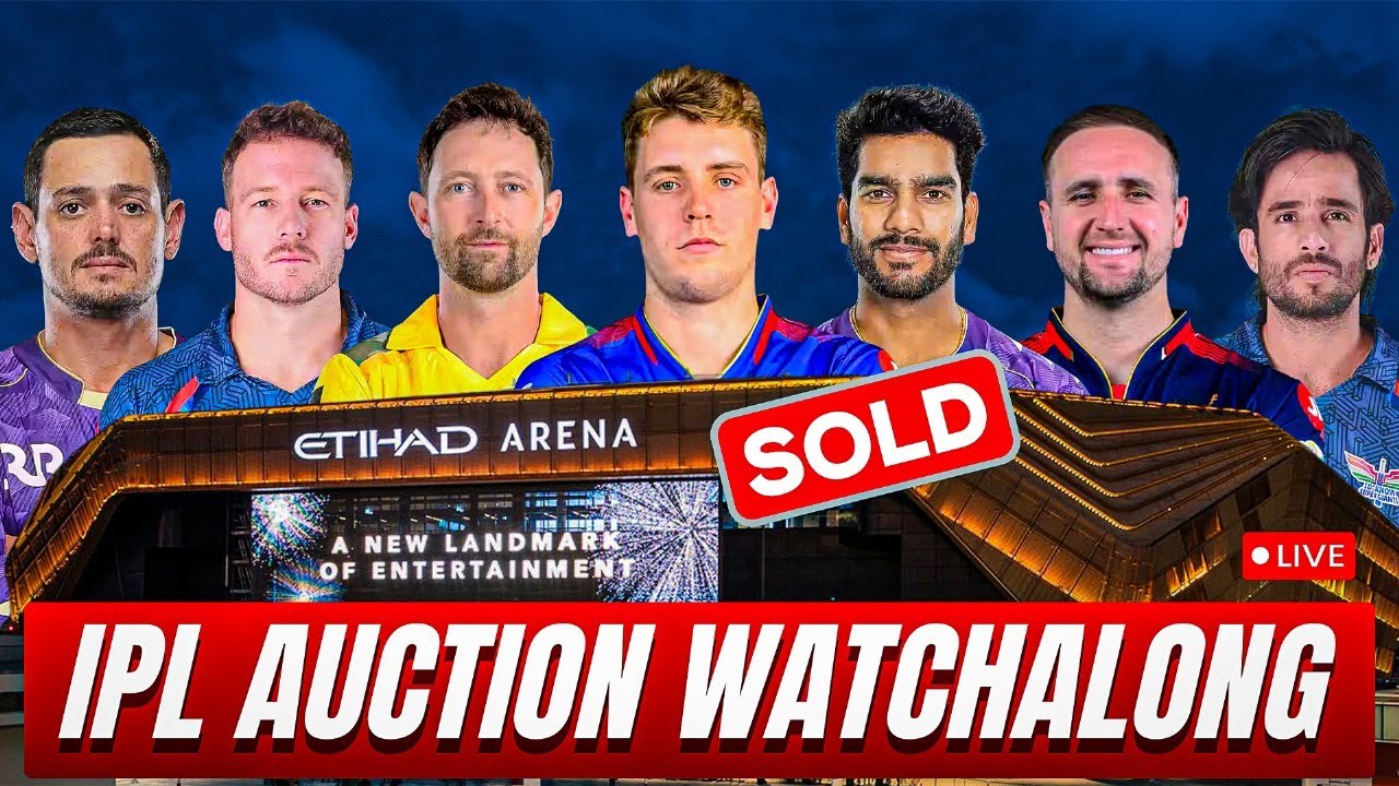 🔴 IPL 2026 MINI AUCTION LIVE 