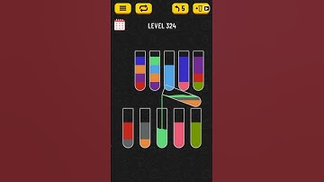 water sort puzzle level 324 gameplay walkthrough