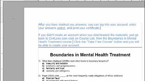 Ce4Less.com  How to earn online ceu's for Social Workers, Psychologists and Counselors.