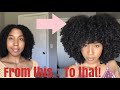 How I shape and form my BIG, CURLY, natural hair! Shape yours too sis👀