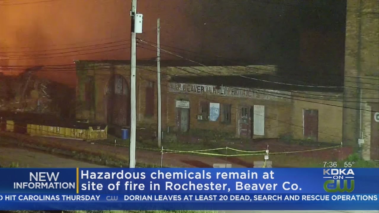 DEP Addresses Chemical Fire In Roschester DEP Addresses Chemical Fire In Roschester