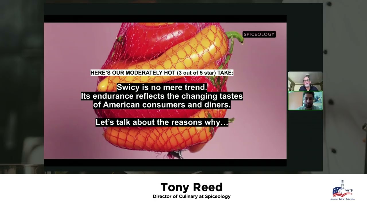 ACF Chef's Table Webinar Series Swicy Unlocked