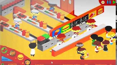 Flash Game  McDonalds Video Game   Burger Tycoon Walkthrough Part 3   3