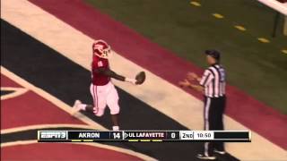 9/26/15 Akron vs UL Lafayette Highlights