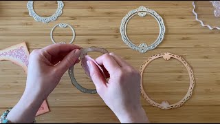 How To Make A Slot & Spin Vintage Frames Card By Angela Poole