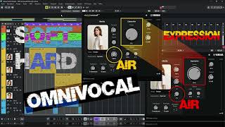 Omnivocal All-in-One Vocal Synth Plugin: Soft vs. Hard | Expression, Attack, Air | Yamaha, Steinberg screenshot 1