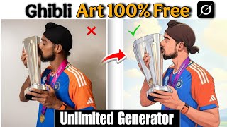 100% Free 🔥How To Create Ghibli Image || Ghibli Photo Editing App || Viral Cartoon Photo Editing screenshot 2