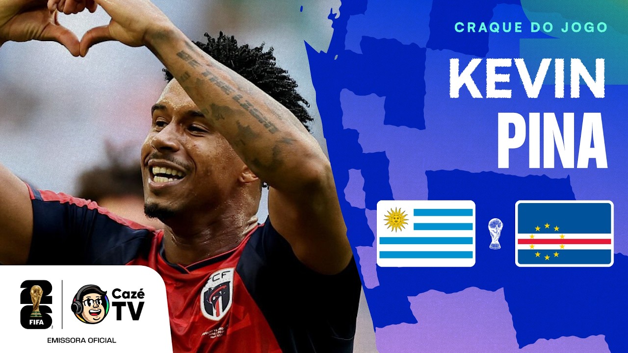 JOGADOR INTENSO! TODOS OS LANCES DE KEVIN PINA EM URUGUAI X CABO VERDE | COPA DO MUNDO | 2ª RODADA
