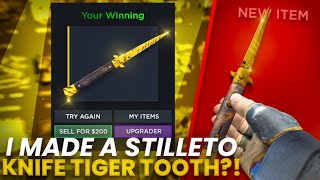 I HAVE MADE AN UNUSUAL KNIFE ON HELLCASE! *SHOCKED* [CS:GO OPENING]