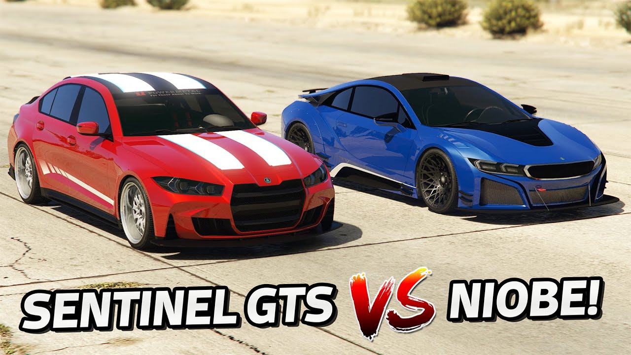 GTA 5 ONLINE - SENTINEL GTS VS NIOBE (WHICH IS FASTEST?)