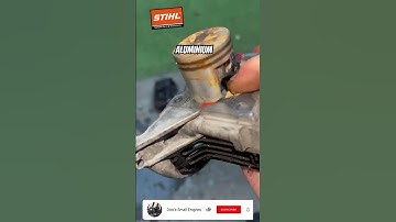 THIS STIHL HL75K ENGINE IS FU🔞🔞KED! 🔧| #stihl #2stroke #engineblock #shorts