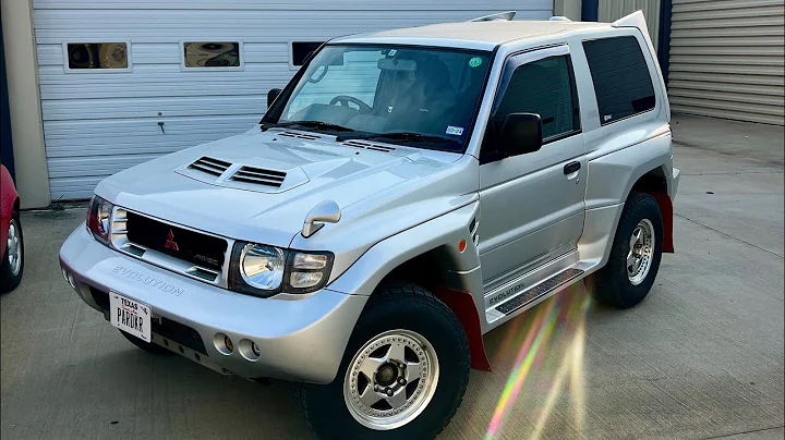 Picking up a Pajero Evolution in Texas