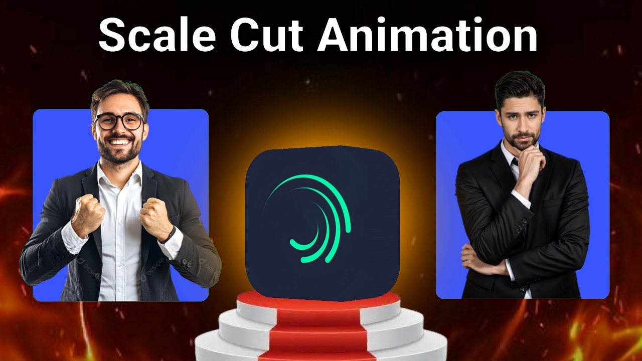 Scale Cut Animation In Alight Motion | Alight Motion 3D Video Editing ...