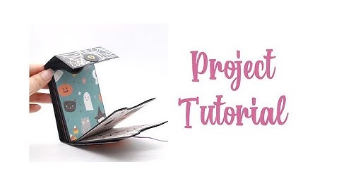 KSCRAFT ATC Card Pocket File Folder Tutorial (can hold gift cards)