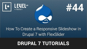 Drupal 7 Tutorials #44 - How To Create a Responsive Slideshow In Drupal 7 with FlexSlider