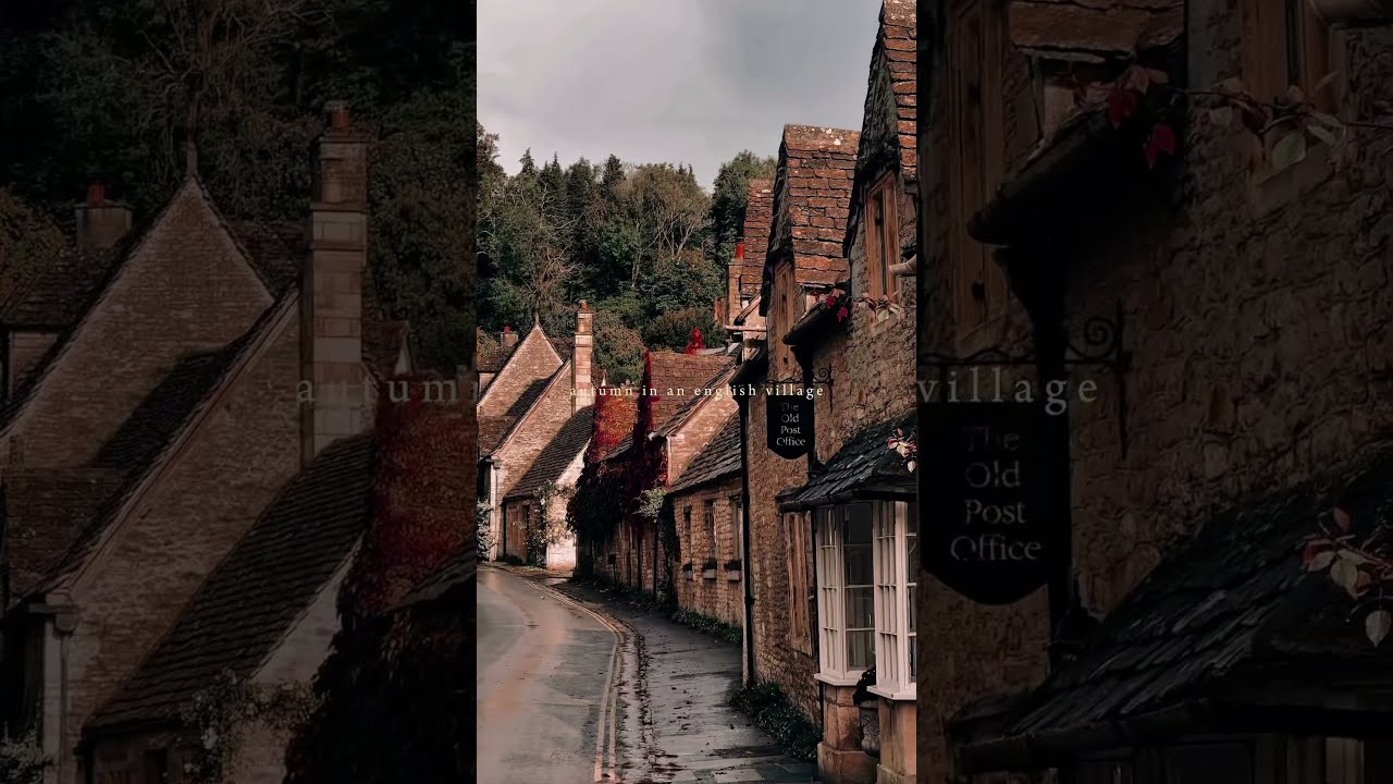 Autumn In An English Village Castle Combe Cotswolds Uktravel Fall Cosy