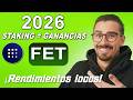 Por qué no temo la volatilidad de token FET en 2026: el staking me dio 30K €