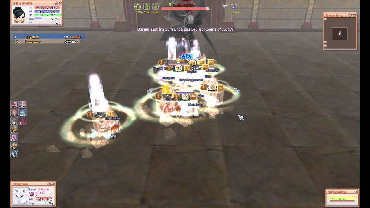 Flyff [AUGU] Tower Raid 30.1.2011 Elysium