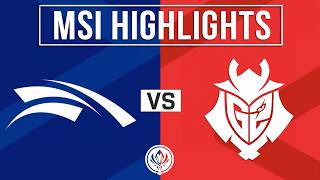 HLE vs G2 Highlights ALL GAMES | MSI 2026 Bracket Stage | Hanwha Life Esports vs G2 Esports