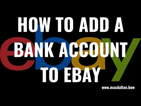 EBay वर बँक खाते कसे जोडावे