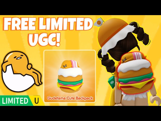 gudetama backpack hello kitty cafe How to Get Gudetama LIMITED Cute Backpack UGC! | Roblox My Hello Kitty Cafe  | Riivv3r