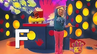 Hi-5: Kellie Makes Letters With Her Body