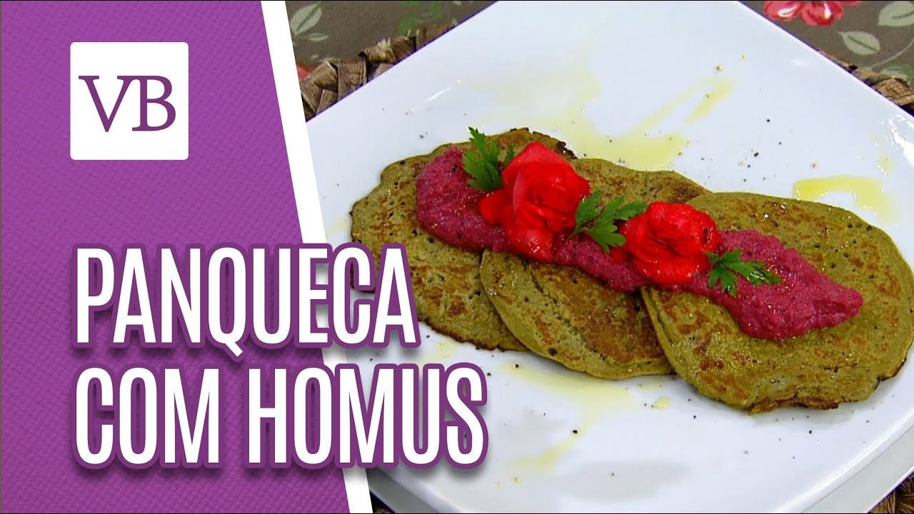 Panqueca de Cenoura Saudável e Homus de Beterraba - Você Bonita (18/04/18) vida saudável herbalife