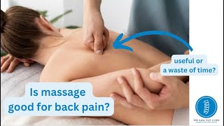 Massage Therapy for Lower Back Pain | Is it Useful? Wealth