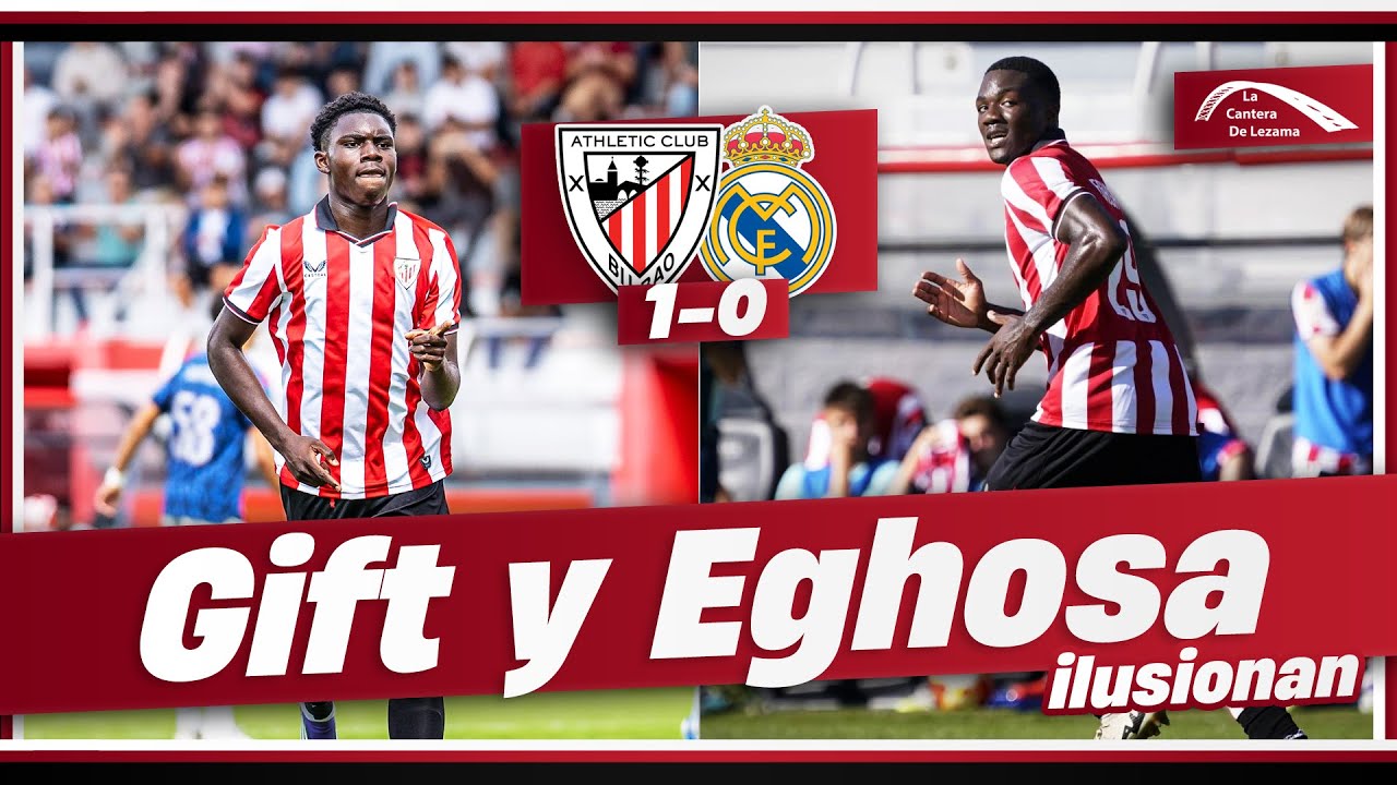 LOS INTERESANTES MINUTOS DE ELIJAH GIFT Y EGHOSA NOMAYO | BILBAO ATHLETIC 1-0 REAL MADRID CASTILLA