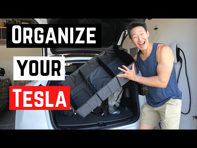Keep Your For Tesla Model 3 Y organisé avec un plateau