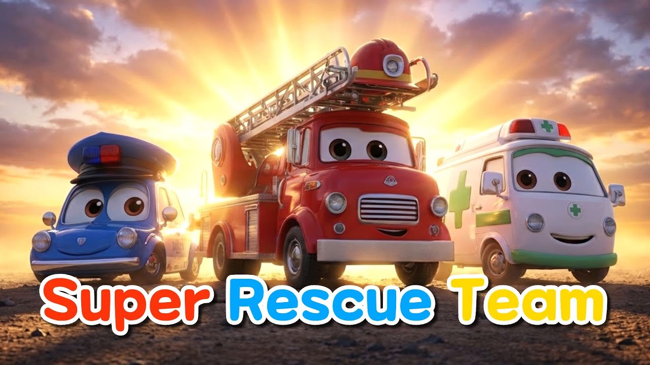[Bonu TV] Super Rescue Team | Kids Song | Popular Kid's Song | Children ...