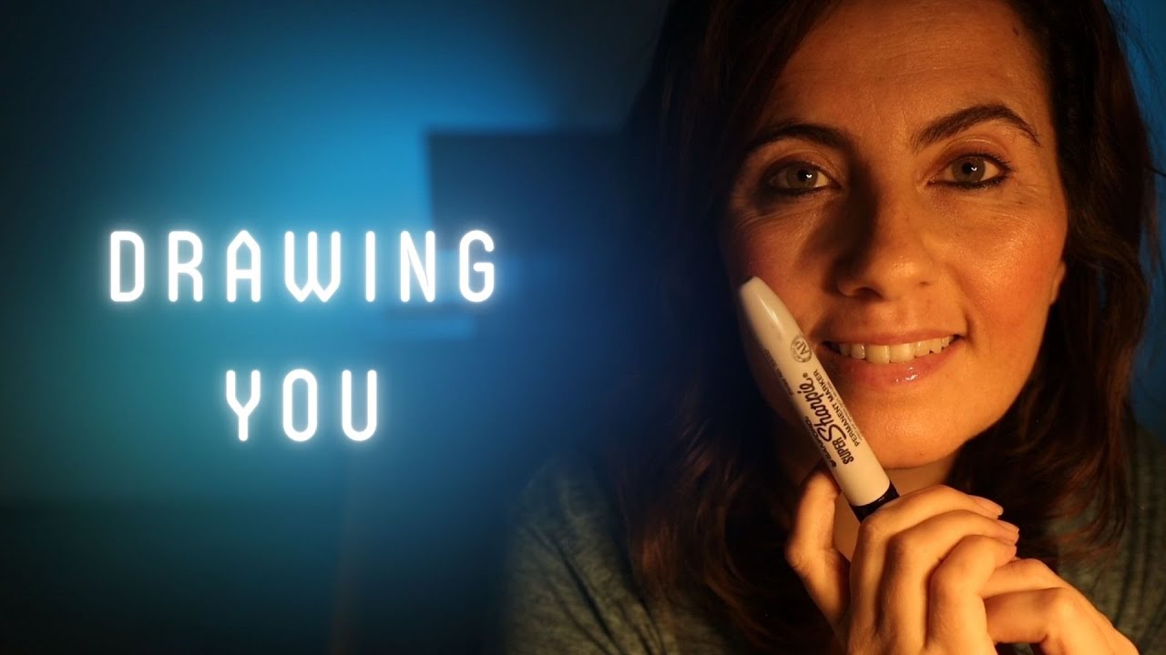 ASMR Drawing Your Face ' Personal Attention ' Mouth Sounds ' YouTube