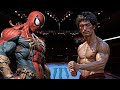 BRUCE LEE VS SPIDERMAN 😱🔥😰*SHOCKING* (EA SPORTS UFC 4) UFC KNOCKOUTS | BRUCE LEE FIGHT | 8K UHD