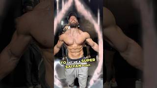 GYM SUPERSET to get a SUPER SAIYAN PUMP (and build muscle 💪) #gymworkout