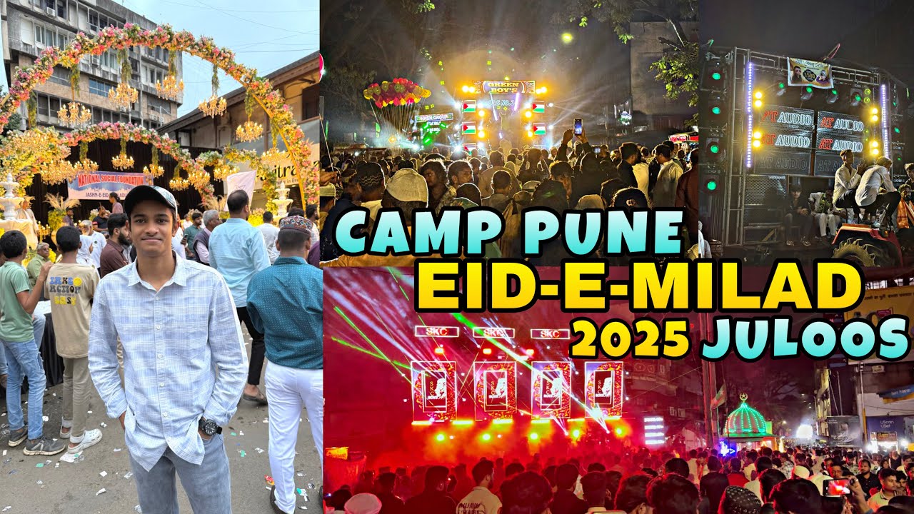 EID-E-MILAD Juloos Pune Camp 2025 Vlog || MD ANAs VLOGs