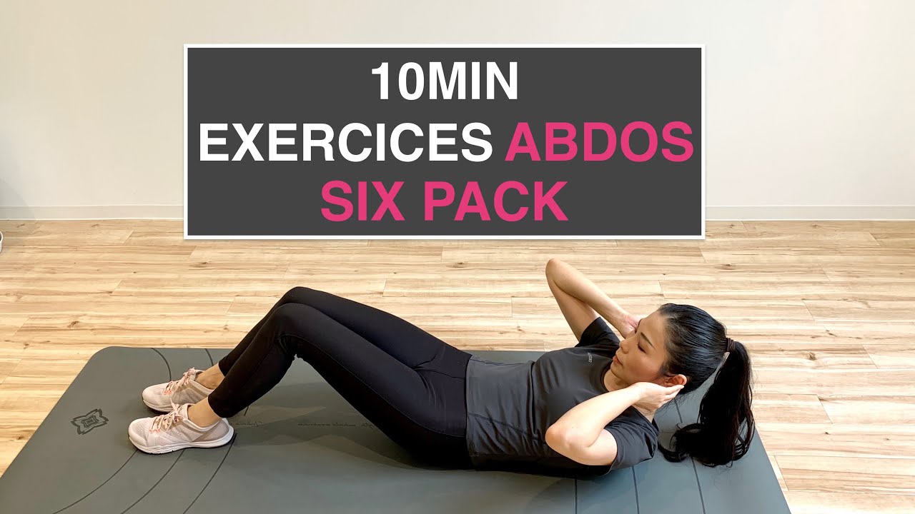 EXERCICES ABDOS POUR SIX PACK//ABS WORKOUT FOR SIX PACK - YouTube