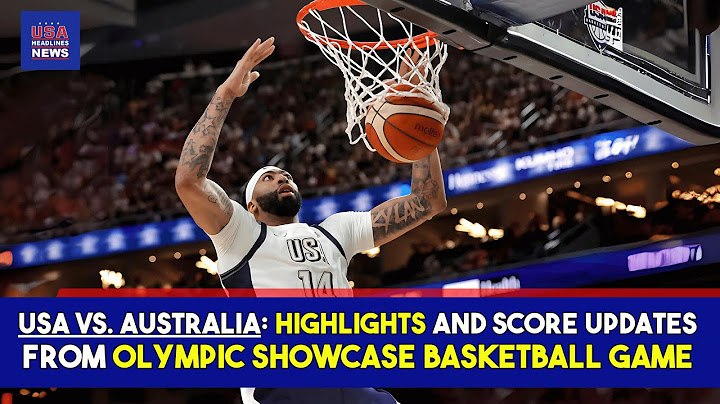Epic USA vs. Australia Basketball Showdown | Olympic Showcase 2024 Highlights
